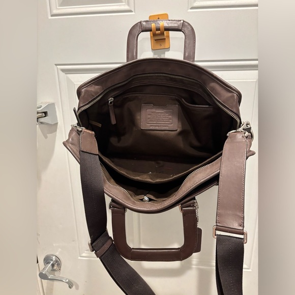 COACH Lexington Embassy Brief - Unisex,  leather laptop bag 👜 - Picture 6 of 11